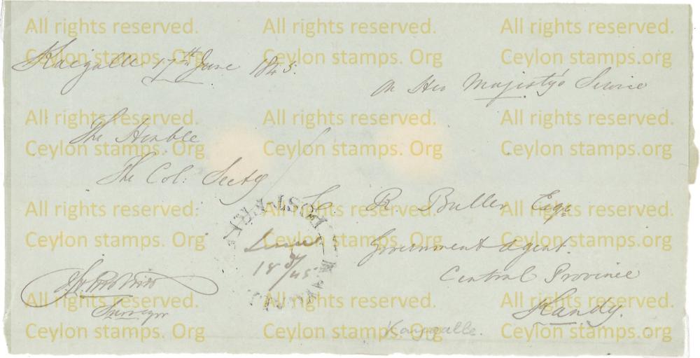 Kandy Post Ceylon Stamps